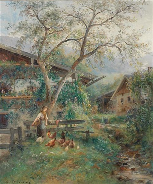 Im Bauerngarten by Emil Barbarini