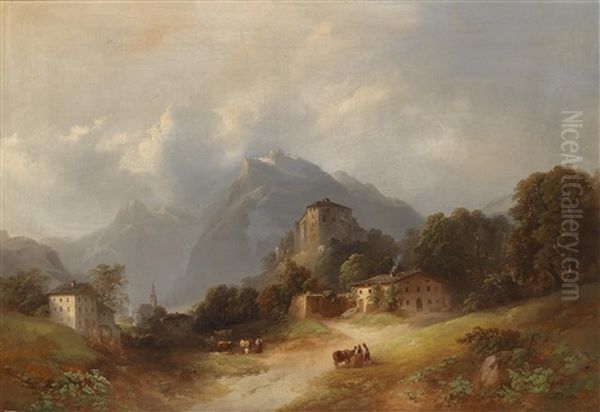 Grose, Dekorative Landschaft by Franz Barbarini