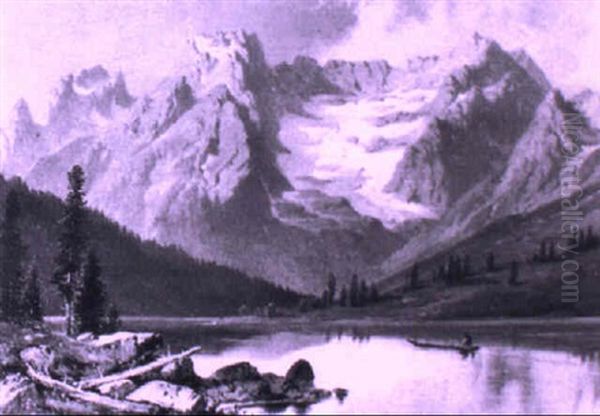 Pragser Wildsee (?) by Franz Barbarini