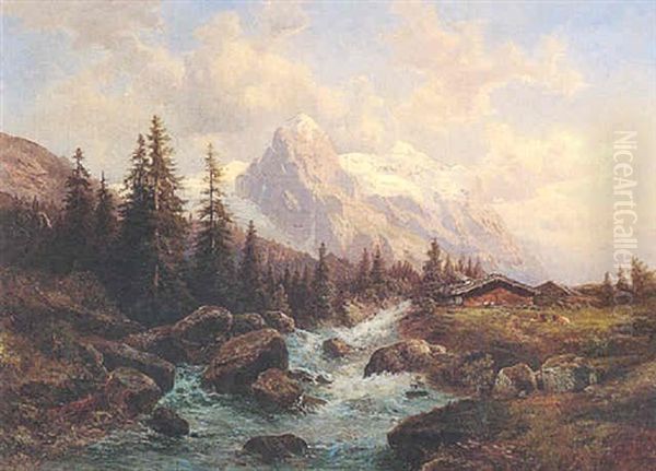 Das Wetterhorn by Gustav Barbarini