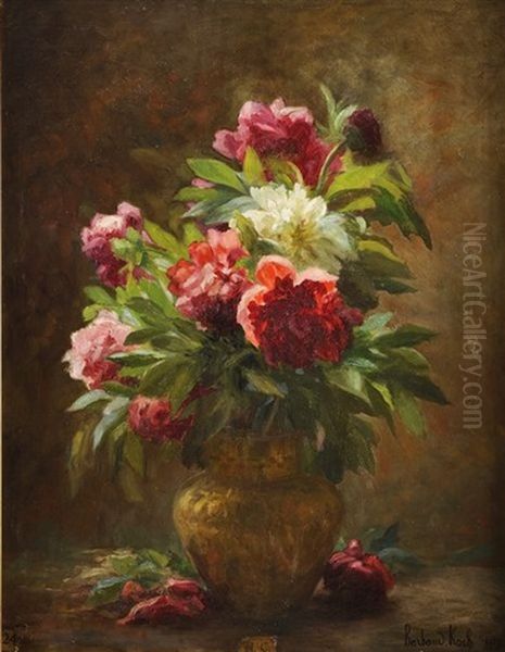 Bouquet De Pivoines by Marthe Elizabeth Barbaud-Kock