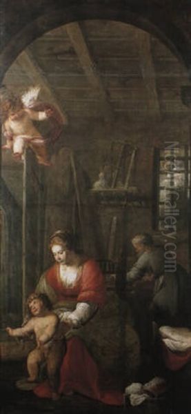 The Infancy Of Christ Oil Painting by Giangiacomo Barbelli