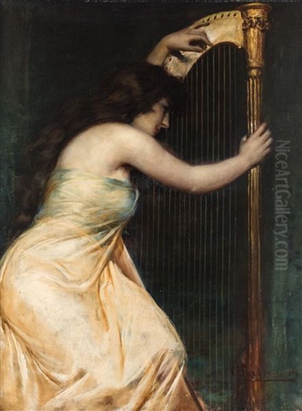 An Allegory Of Music Oil Painting by Carlos Barberis