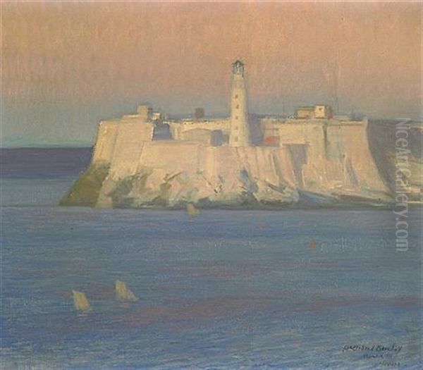 Morro Castle, Havana Oil Painting by Mcclelland Barclay