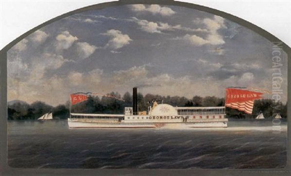 U.s. Mail Paddle Steamer 