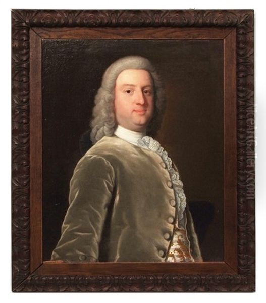 Portrait Of Anthony Norris Oil Painting by Thomas Bardwell