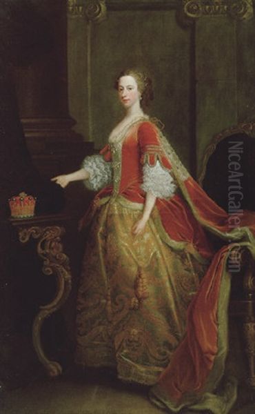 Bildnis Von Anne, Countess Of Strafford Oil Painting by Thomas Bardwell