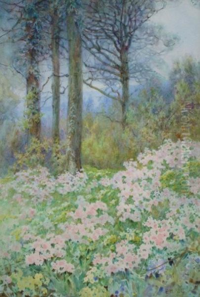 'the Cuckoo Flower' (morley's Farm Weald) Oil Painting by Edith Helena Adie