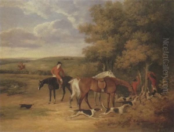 The Kill Oil Painting by James Barenger the Younger