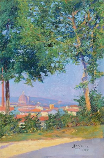 Firenze Oil Painting by Leto Bargagna