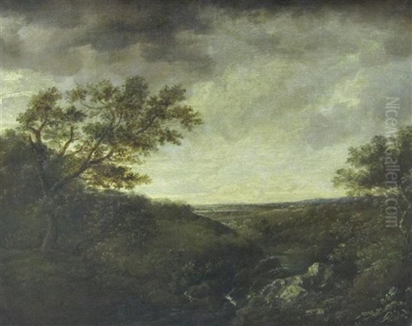 The Vale Oil Painting by Benjamin (of Bath) Barker