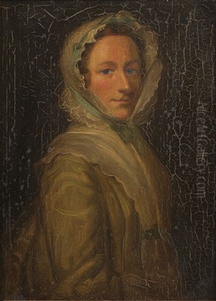 Portrait Of A Lady, Half Length by Benjamin (of Bath) Barker