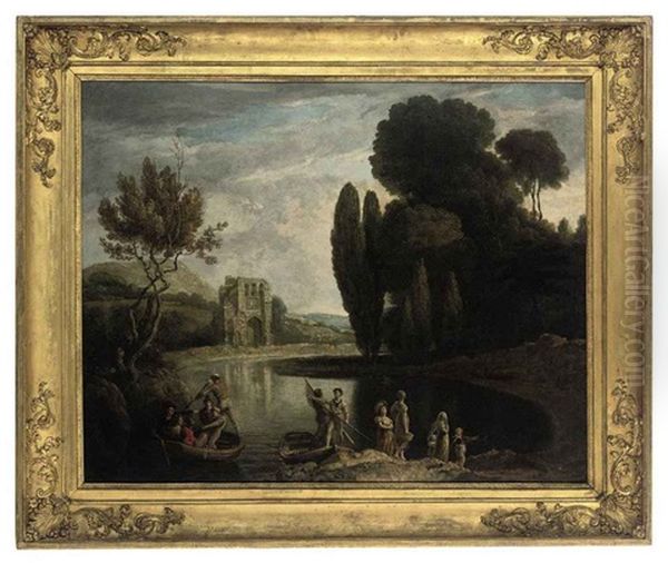 The Grand Tour Oil Painting by Benjamin (of Bath) Barker