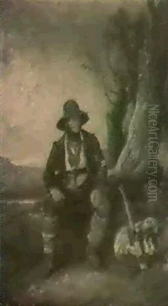 The Woodcutter Oil Painting by Benjamin (of Bath) Barker