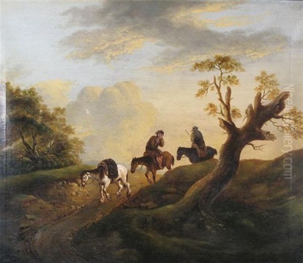 Bath_thomas Barker Of The Weary Travelers Oil Painting by Thomas Barker