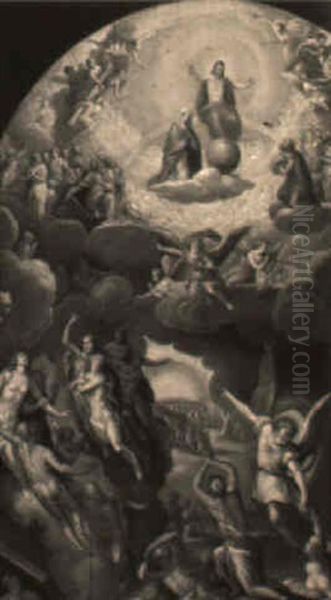 The Last Judgement Oil Painting by Thomas Barker