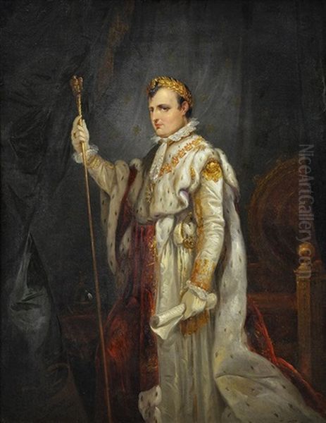 Napolean Oil Painting by Thomas Jones Barker