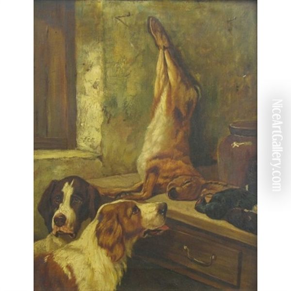 Retired From Sports Oil Painting by Wright Barker