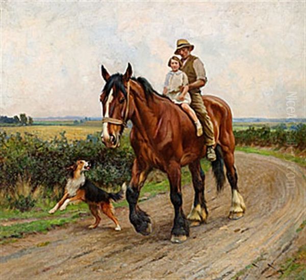 Ridturen Oil Painting by Wright Barker