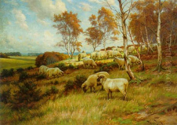 Changing Pastures Oil Painting by Wright Barker