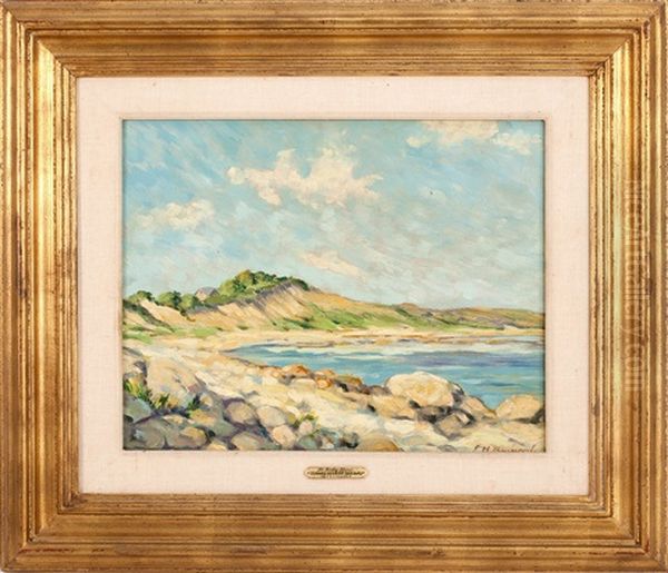 Coastal Scene Oil Painting by Edward Herbert Barnard