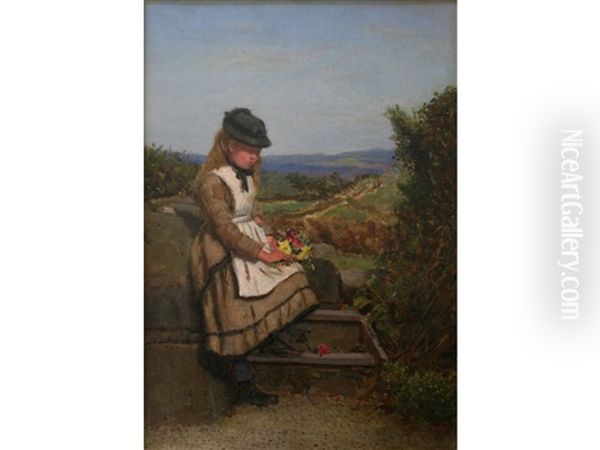 Rest Awhile Oil Painting by Edward Charles Barnes