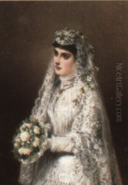 The Bride Oil Painting by Edward Charles Barnes