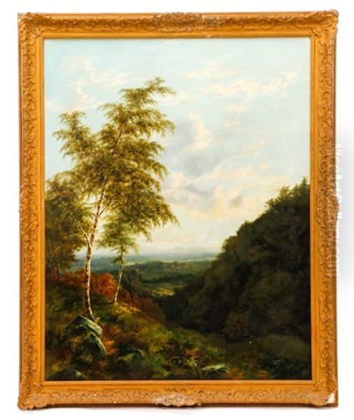 West Malvern Worcestershire Oil Painting by Samuel John Barnes