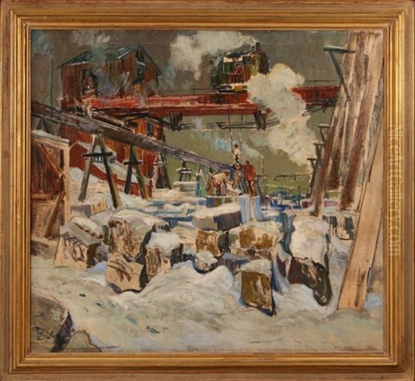 Stone Industries, St. Louis Oil Painting by Thomas P. Barnett