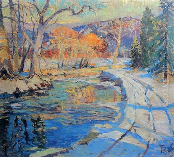 In The Heart Of The Ozarks Oil Painting by Thomas P. Barnett