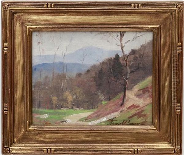 White Sulphur Oil Painting by J. Stewart Barney