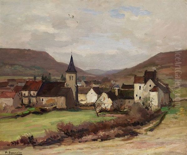 Le Village by Henri Alphonse Barnoin