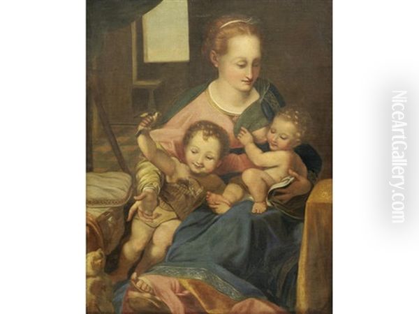 The Madonna Of The Cat Oil Painting by Federico Barocci