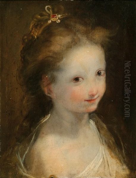 Kopfstudie Einer Jungen Frau by Federico Barocci