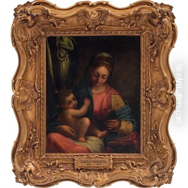 Madonna And Child Oil Painting by Federico Barocci