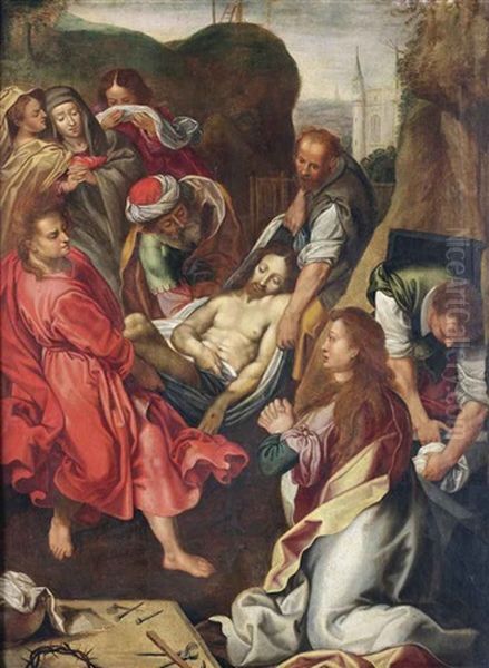 The Entombment Oil Painting by Federico Barocci