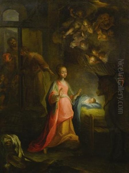 The Nativity Scene Oil Painting by Federico Barocci