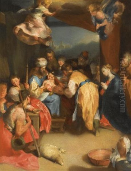 The Circumcision Of Christ Oil Painting by Federico Barocci