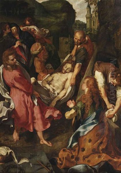 The Entombment Oil Painting by Federico Barocci