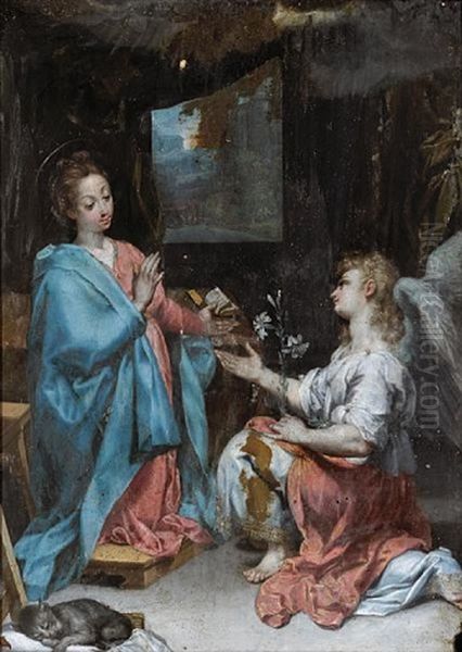 The Annunciation Oil Painting by Federico Barocci