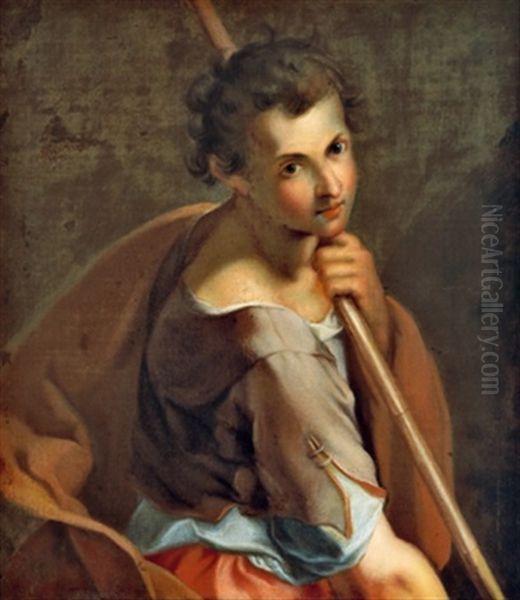 Bildnis Eines Jugendlichen Heiligen, Ritratto Di Un Giovane Santo Oil Painting by Federico Barocci