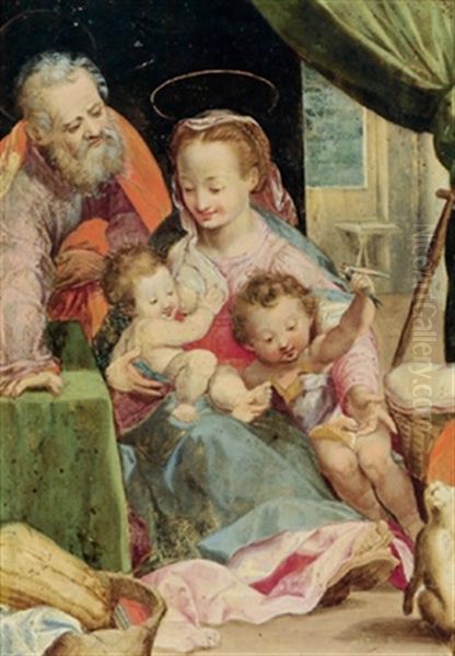 Die Heilige Familie Oil Painting by Federico Barocci