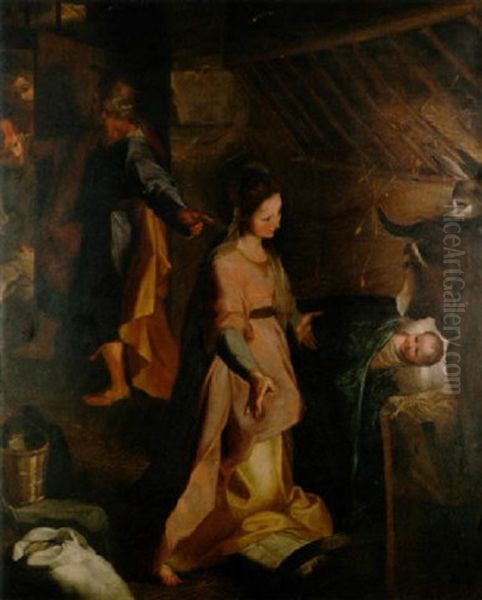 The Nativity Oil Painting by Federico Barocci