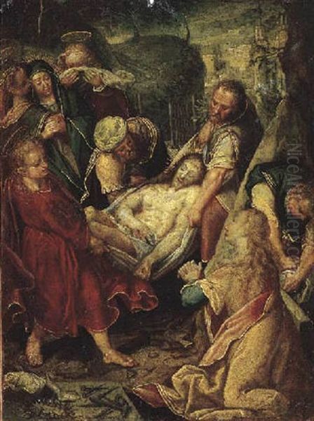 The Entombment Oil Painting by Federico Barocci