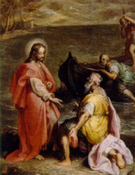 The Calling Of Saint Peter Oil Painting by Federico Barocci