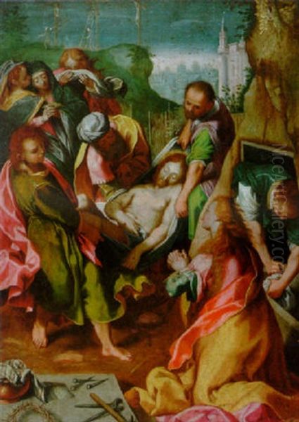 The Entombment Oil Painting by Federico Barocci