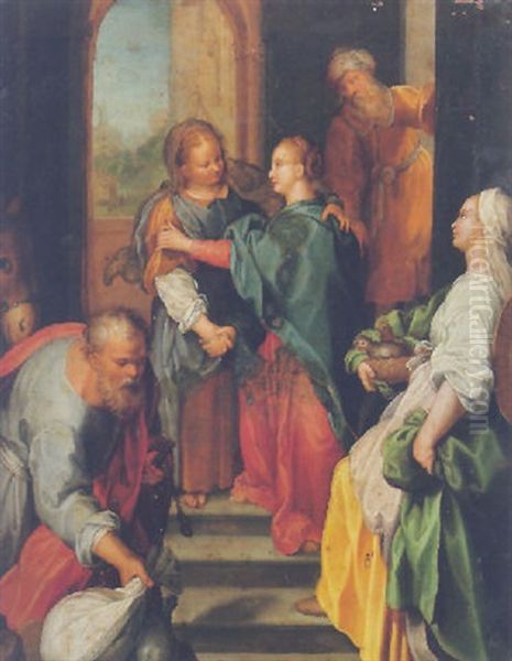 The Visitation Oil Painting by Federico Barocci