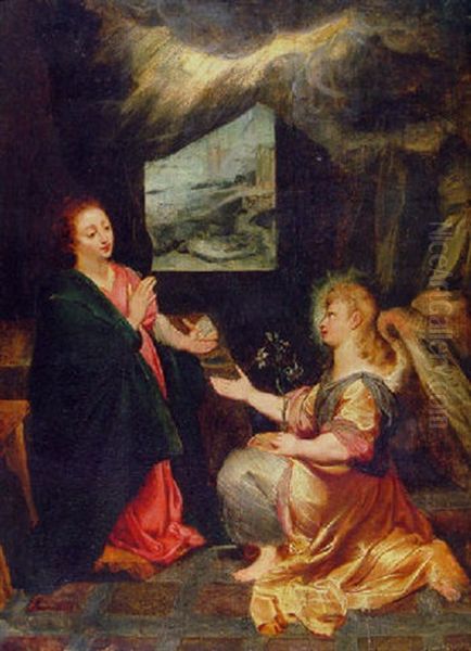 The Annunciation Oil Painting by Federico Barocci