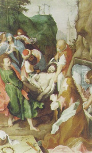 The Entombment Oil Painting by Federico Barocci