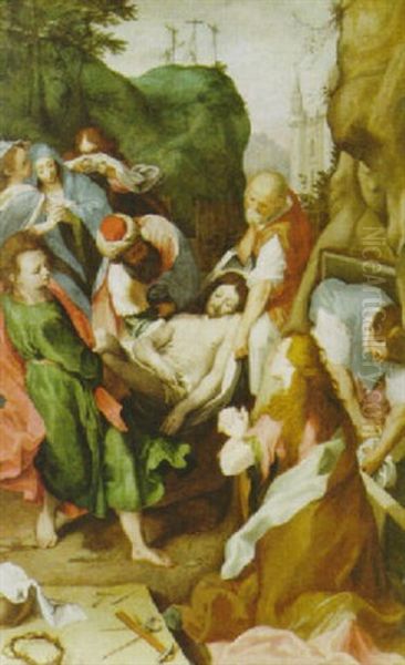 The Entombment Oil Painting by Federico Barocci